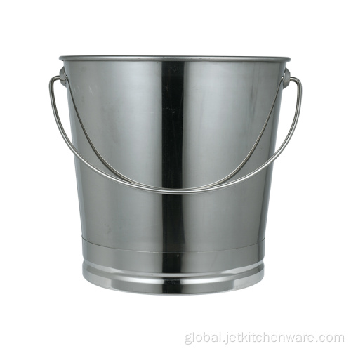 Stainless Steel Water Bucket with Lid Stainless Steel Oblique Barrel Without Lid Supplier